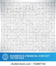 Business and finance icon set,vector