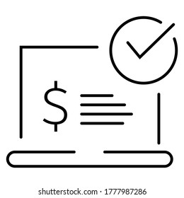 Business and Finance icon vector