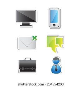 business and finance icon. vector