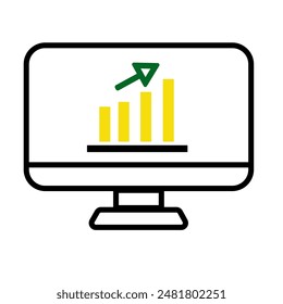 business finance icon vector illustration