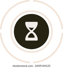 Business and Finance Icon-hourglass icon