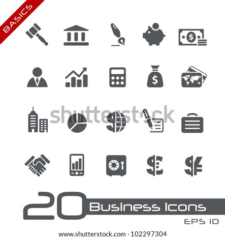 Business & Finance Icons // Basics