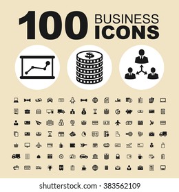 Business and finance icons. Management pictogram. Work design collection. Banking design collection.
