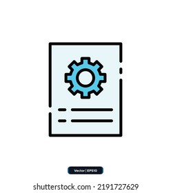 Business and finance icons. Related to business, human resources, Medical. web icon set. Color icons collection. vector illustration.