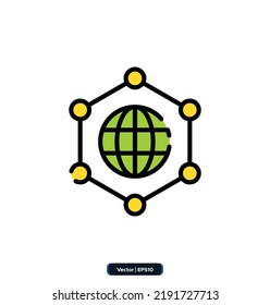 Business and finance icons. Related to business, human resources, Medical. web icon set. Color icons collection. vector illustration.