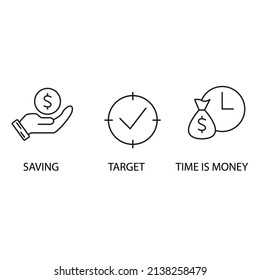 Business and finance icons  symbol vector elements for infographic web