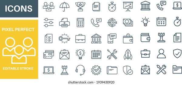 Business and Finance Icons vector design 