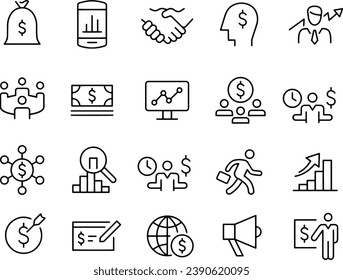 Business and Finance Icons vector design