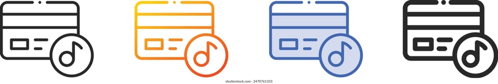 Icono de negocios y finanzas.Diseño lineal delgado, degradado, trazo azul y estilo audaz aislado sobre fondo blanco