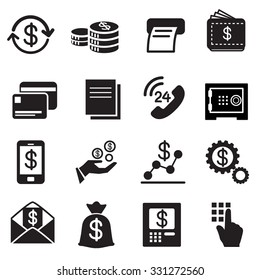 Business , finance, Investment icons Set