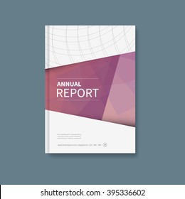 business and finance leaflet, booklet for annual summary / annual report book cover