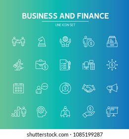 Business and Finance Line Icon