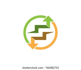 Business finance logo design template