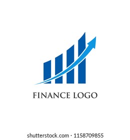 business finance logo design vector