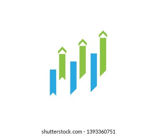 Business finance logo design vector