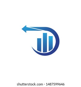 Business finance logo and symbol vector