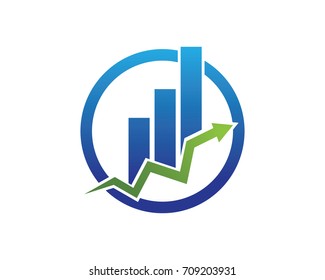 Business finance logo and symbols