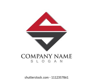 Business finance logo and symbols vector concept illustration
