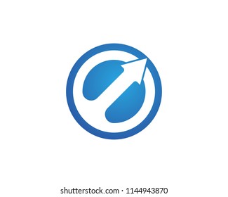 Business finance logo and symbols vector concept illustratio — Vector 