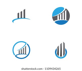 Business Finance Logo template vector icon design