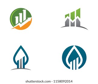 Business Finance Logo template vector icon design