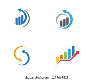 Business Finance Logo template vector icon design