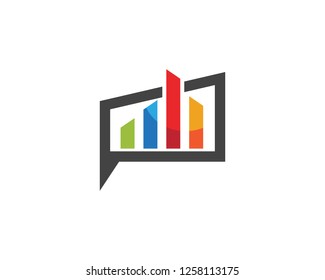 Business Finance Logo template vector icon design