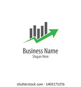 Business finance logo template vector icon