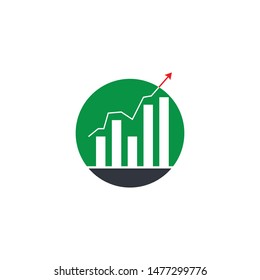 Business finance logo template vector icon