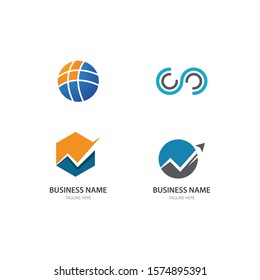 Business Finance logo template vector
