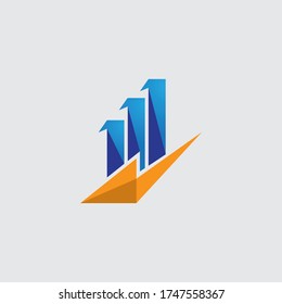 Business Finance Logo template vector icon design