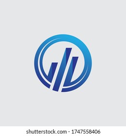 Diseño de iconos vectoriales de la plantilla del logotipo de finanzas empresariales