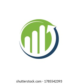 Business Finance Logo template vector icon design. Business Financial and Accounting Logo design Template.