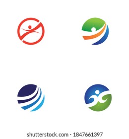 Diseño de iconos vectoriales de la plantilla del logotipo de finanzas empresariales