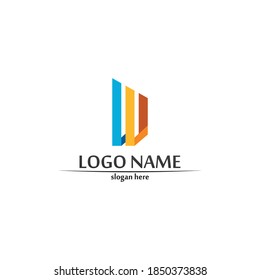 Diseño de iconos vectoriales de la plantilla del logotipo de finanzas empresariales