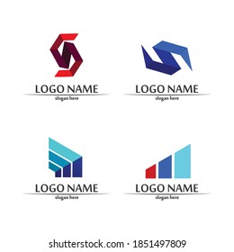 Business Finance Logo template vector icon design