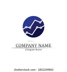 Business Finance Logo template vector icon design