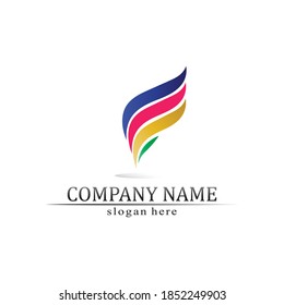 Business Finance Logo template vector icon design