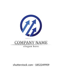 Business Finance Logo template vector icon design