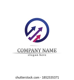 Business Finance Logo template vector icon design