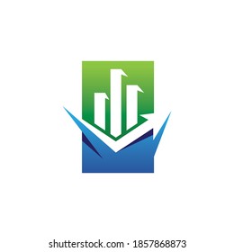 Business Finance Logo template vector icon design