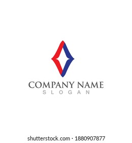 Diseño de iconos vectoriales de la plantilla del logotipo de finanzas empresariales