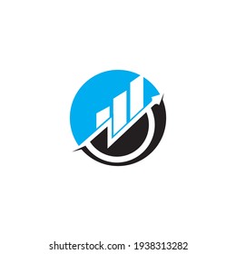 Diseño de iconos vectoriales de la plantilla del logotipo de finanzas empresariales