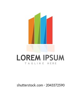 Diseño de iconos vectoriales de la plantilla del logotipo de finanzas empresariales