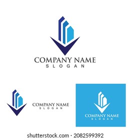Diseño de iconos vectoriales de la plantilla del logotipo de finanzas empresariales