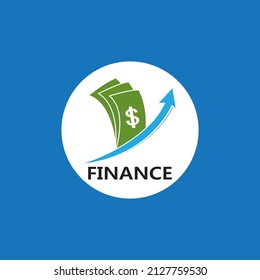 Diseño de iconos vectoriales de la plantilla del logotipo de finanzas empresariales