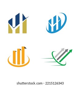 Business Finance Logo template vector icon design