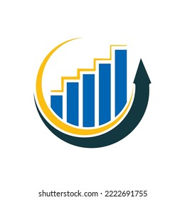 Business finance logo template vector icon design