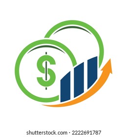 Business finance logo template vector icon design