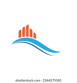 Vorlage für das Logo für die Unternehmensfinanzierung